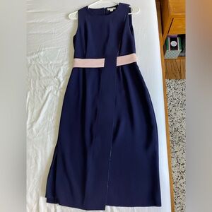 Whistles dress deep purple/pink dress worn once size 4